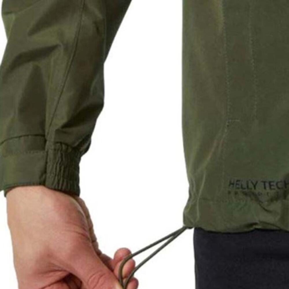 Helly Hansen Men's Utility Green Dubliner Waterproof Jacket Size L - Picture 11 of 11